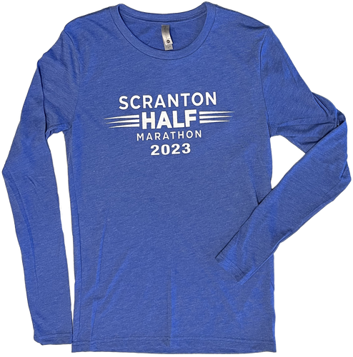 Scranton Half Marathon Triblend Long-Sleeve Crew