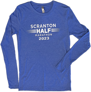 Scranton Half Marathon Triblend Long-Sleeve Crew