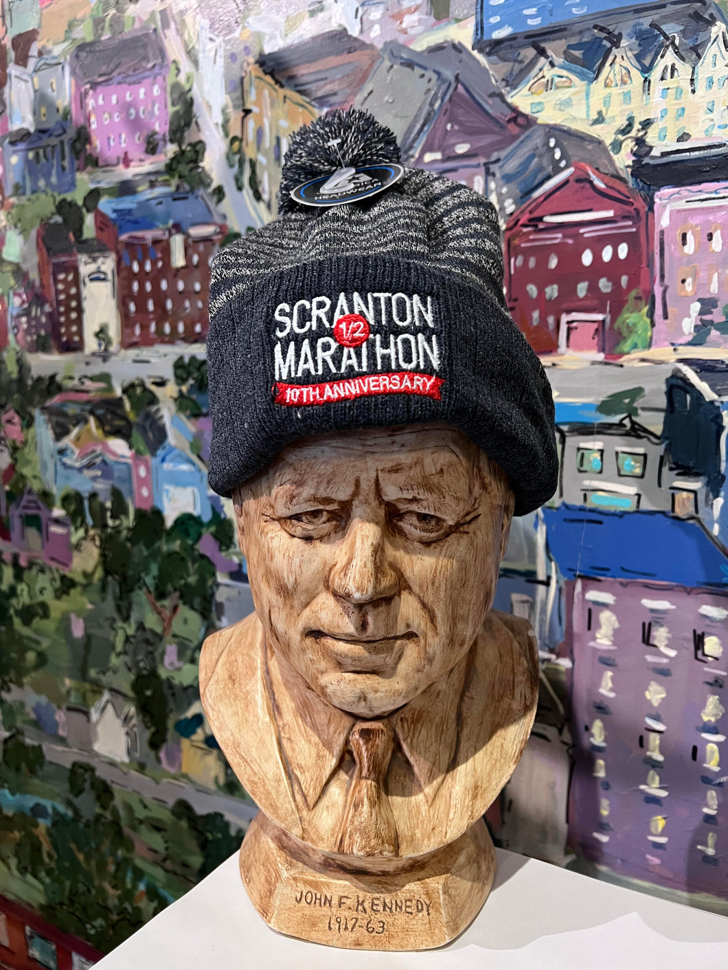 Scranton Half Marathon Pom-Pom Beanie